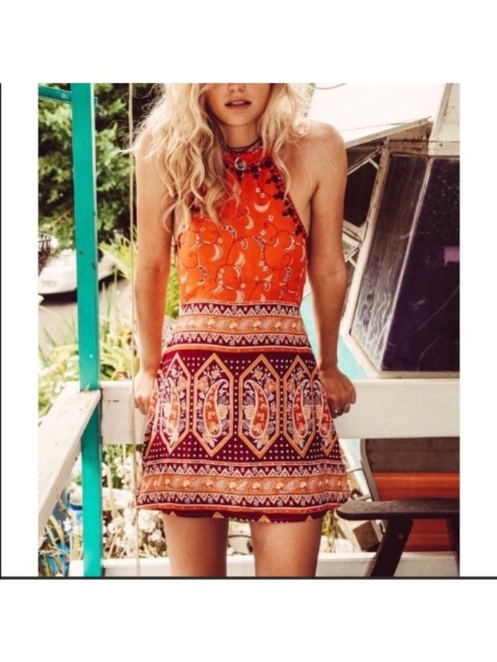 Arnhem Floral printed mini dress, M